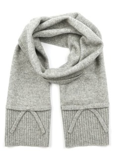 kate spade new york bow wool scarf