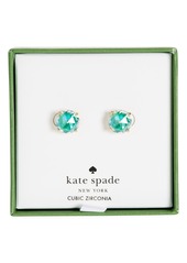 Kate Spade New York boxed round stud earrings in Black at Nordstrom Rack