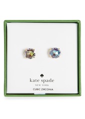 Kate Spade New York boxed round stud earrings in Black at Nordstrom Rack