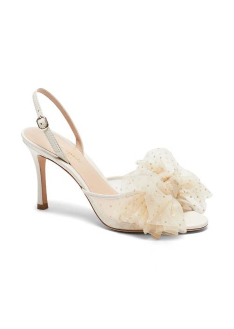 Kate Spade New York bridal sparkle slingback sandal
