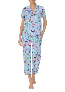 kate spade new york Butterflies And Blooms Short Sleeve Pajama Set