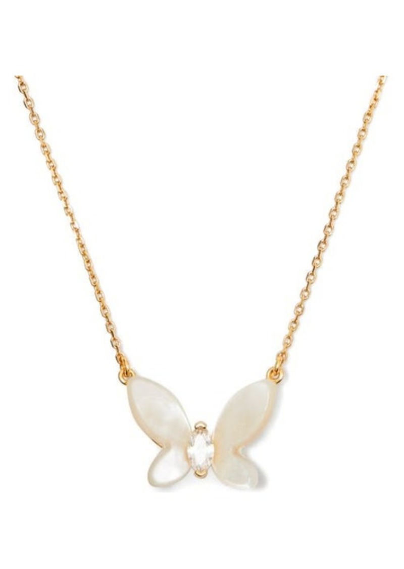 Kate Spade New York butterfly pendant necklace