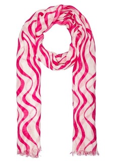 kate spade new york cabana wave yarn dyed fringe scarf