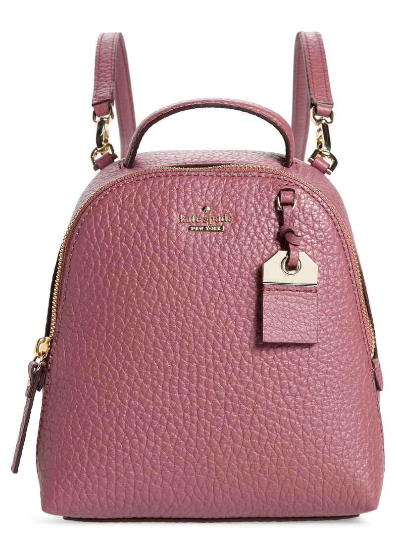 kate spade mini leather backpack