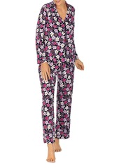 kate spade new york Contrast Piped Pajama Set