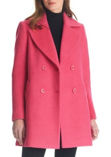 kate spade new york contrast trim double breasted coat