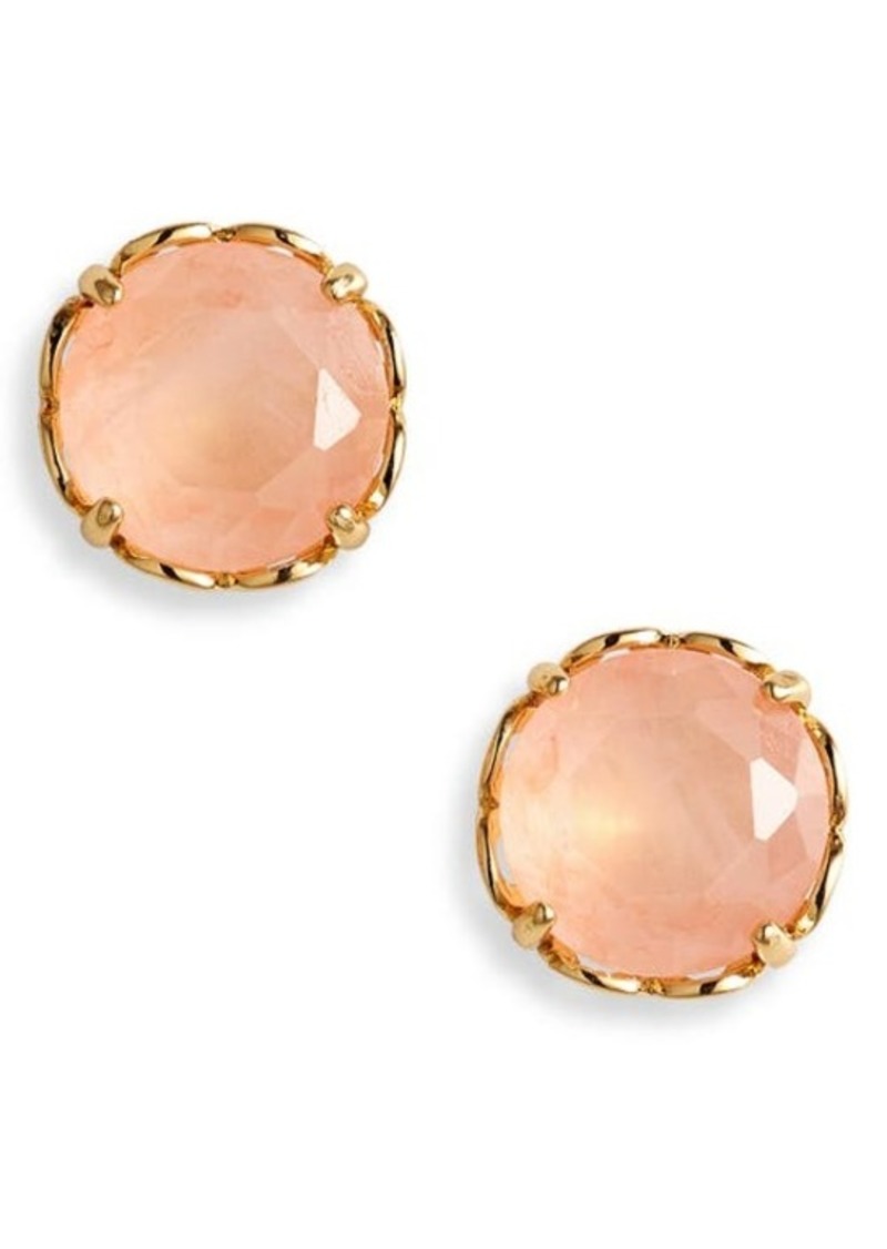 Kate Spade New York crystal round stud earrings