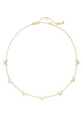 Kate Spade New York cubic zirconia butterfly station necklace