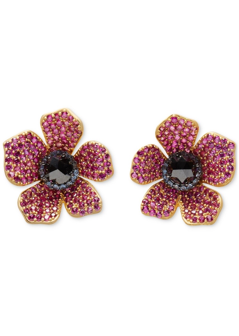 Kate Spade New York Cubic Zirconia Poppy Statement Stud Earrings - Pink Multi