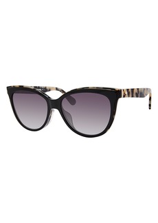 kate spade new york Daesha Cat Eye Sunglasses, 56mm