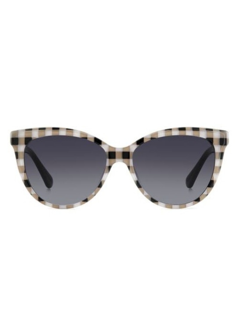 kate spade new york daeshas 56mm polarized cat eye sunglasses
