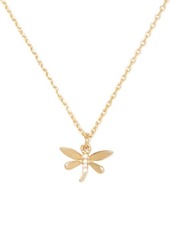 Kate Spade New York delicate dragonfly pendant necklace