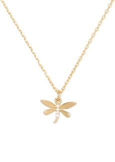 kate spade new york delicate dragonfly pendant necklace