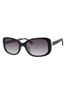 kate spade new york Dionna Rectangular Sunglasses, 52mm