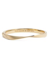 kate spade new york do the twist hinge bangle in Gold at Nordstrom
