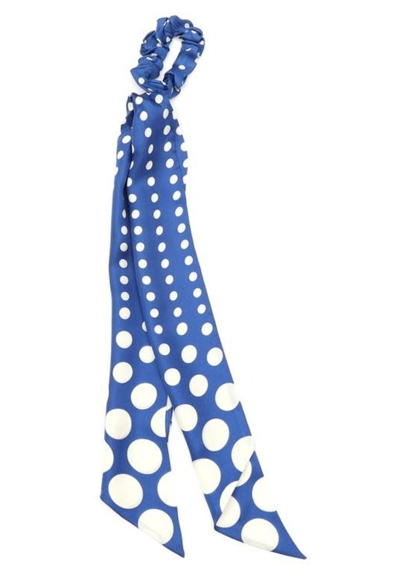 Kate Spade New York dots & bubbles silk convertible hair tie