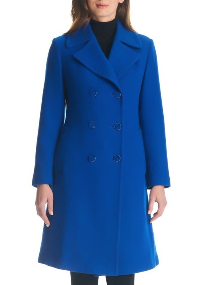 Kate Spade New York double breasted wool blend coat