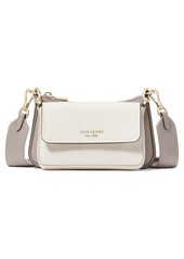 Kate Spade New York double up colorblock leather crossbody bag