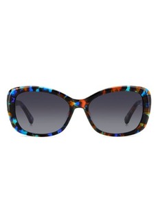 Kate Spade New York elowen 55mm gradient round sunglasses