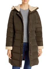 Kate Spade New York Faux Fur Lined Hooded Parka