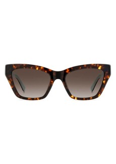 kate spade new york fay 54mm gradient cat eye sunglasses