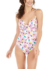 kate spade new york Floral Print One-Piece Swimsuit Women's Swimsuit