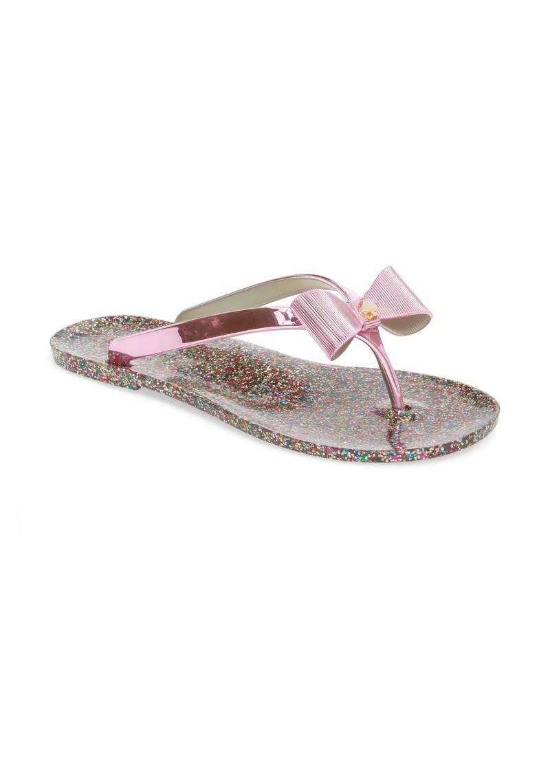 kate spade glitter flip flops