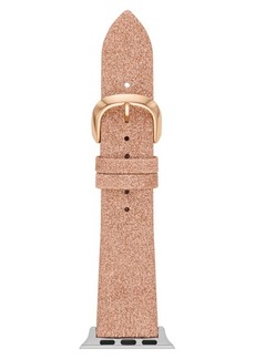 Kate Spade New York glitter leather 20mm Apple Watch watchband