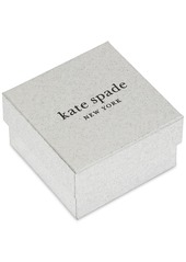 Kate Spade New York Cubic Zirconia Heart Halo Stud Earrings - Emerald.