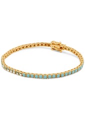 Kate Spade New York Gold-Tone Cubic Zirconia Tennis Bracelet - Pink Multi