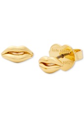 Kate Spade New York Gold-Tone Lip Mini Stud Earrings - Gold.