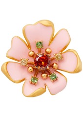 Kate Spade New York Gold-Tone Multicolor Cubic Zirconia Flower Statement Stud Earrings - Multi