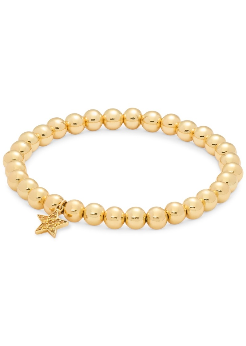 kate spade new york Gold-Tone Rainbow Joy Star Charm Stretch Bracelet - Multi