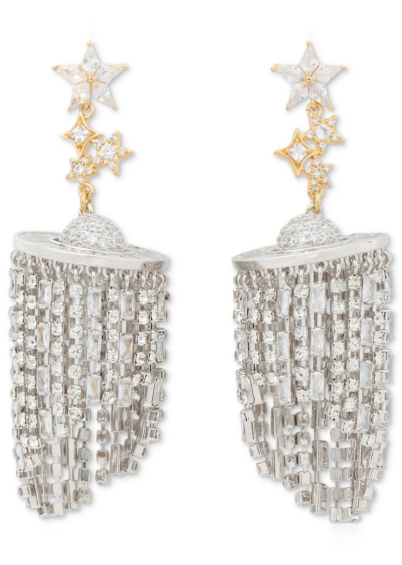 kate spade new york Gold-Tone Space Cadet Fringe Drop Earrings - Neutral Mu