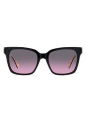 Kate Spade New York harlow gs 55mm gradient polarized square sunglasses