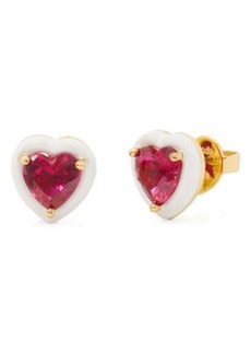 Kate Spade New York heart stud earrings