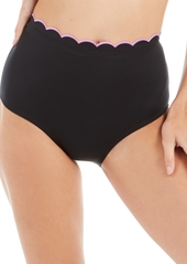 kate spade new york High-Waist Ruffled Bikini Bottoms Women's Swimsuit
