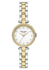 Kate Spade New York holland crystal bracelet watch