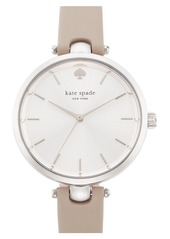 kate spade new york 'holland' round watch, 34mm