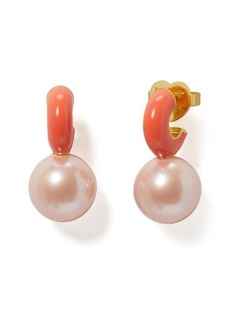 kate spade new york imitation pearl drop earrings