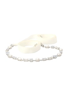 kate spade new york Imitation Pearl Stone Bridal Belt - Cream