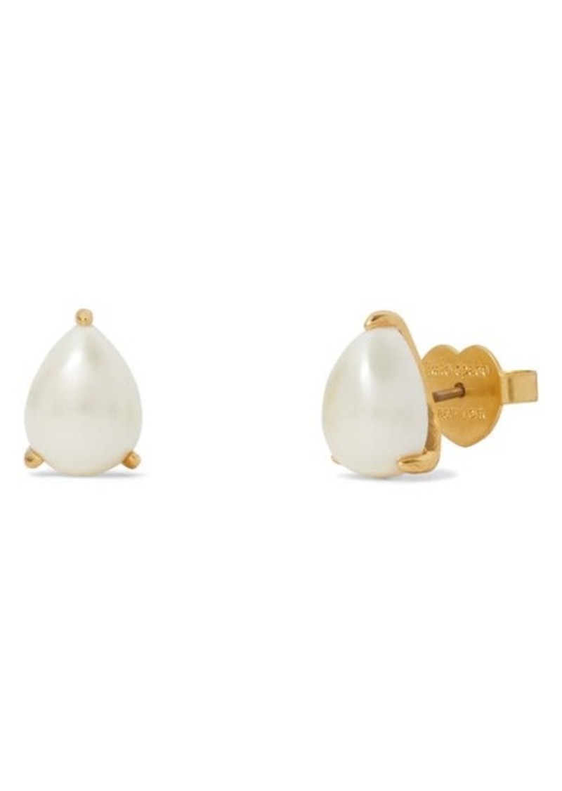 Kate Spade New York imitation pearl stud earrings