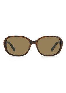 kate spade new york izabella 55mm gradient oval sunglasses