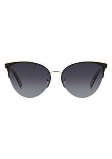 kate spade new york izara 57mm gradient cat eye sunglasses