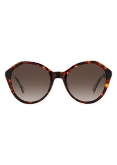 kate spade new york jezebel 54mm gradient round sunglasses