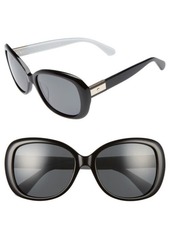 kate spade new york judyann 56mm polarized sunglasses