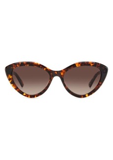 kate spade new york junigs 55mm gradient cat eye sunglasses
