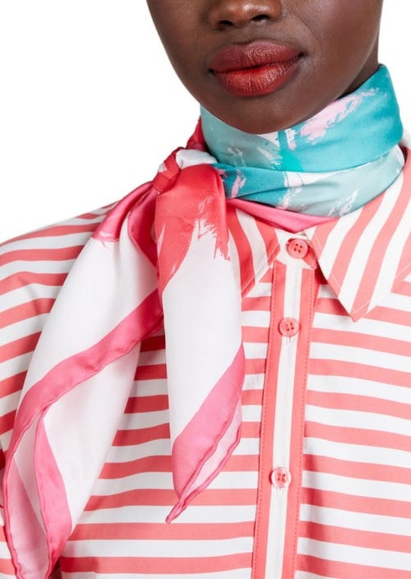 Kate Spade New York just rosy square silk scarf