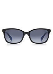 Kate Spade New York tabitha 53mm gradient polarized rectangular sunglasses