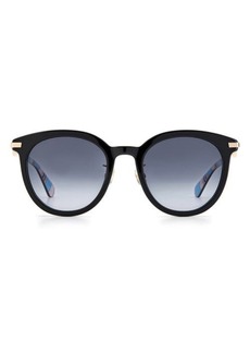kate spade new york keesey 53mm gradient cat eye sunglasses